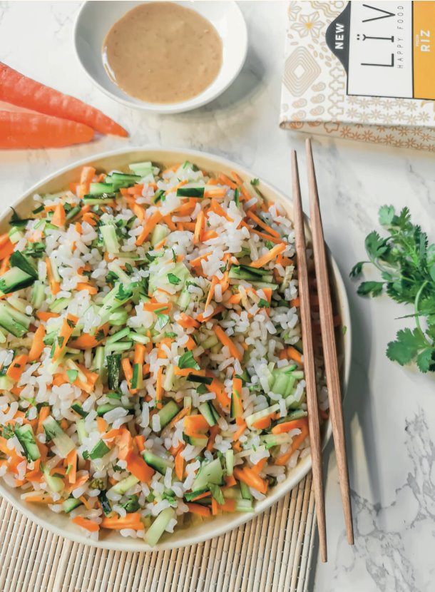 Salade de riz thaï