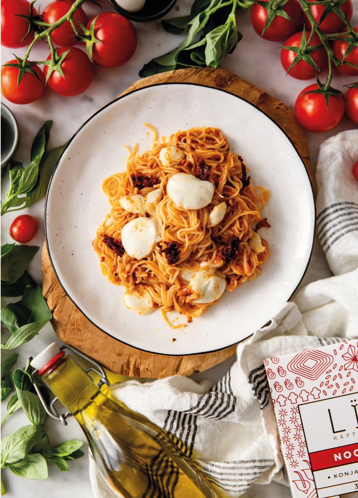 Noodles pesto rosso