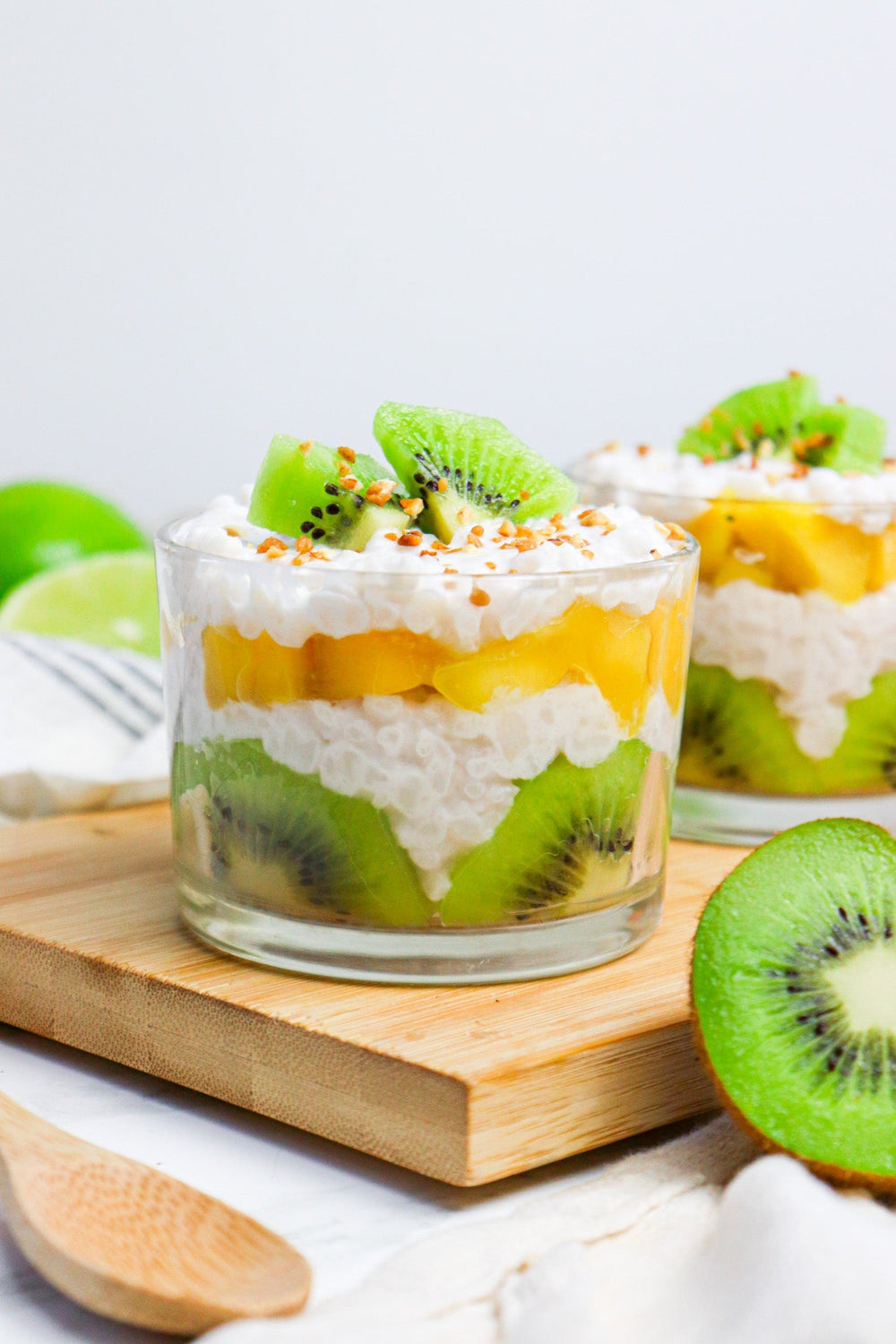 Riz au lait mangue kiwi