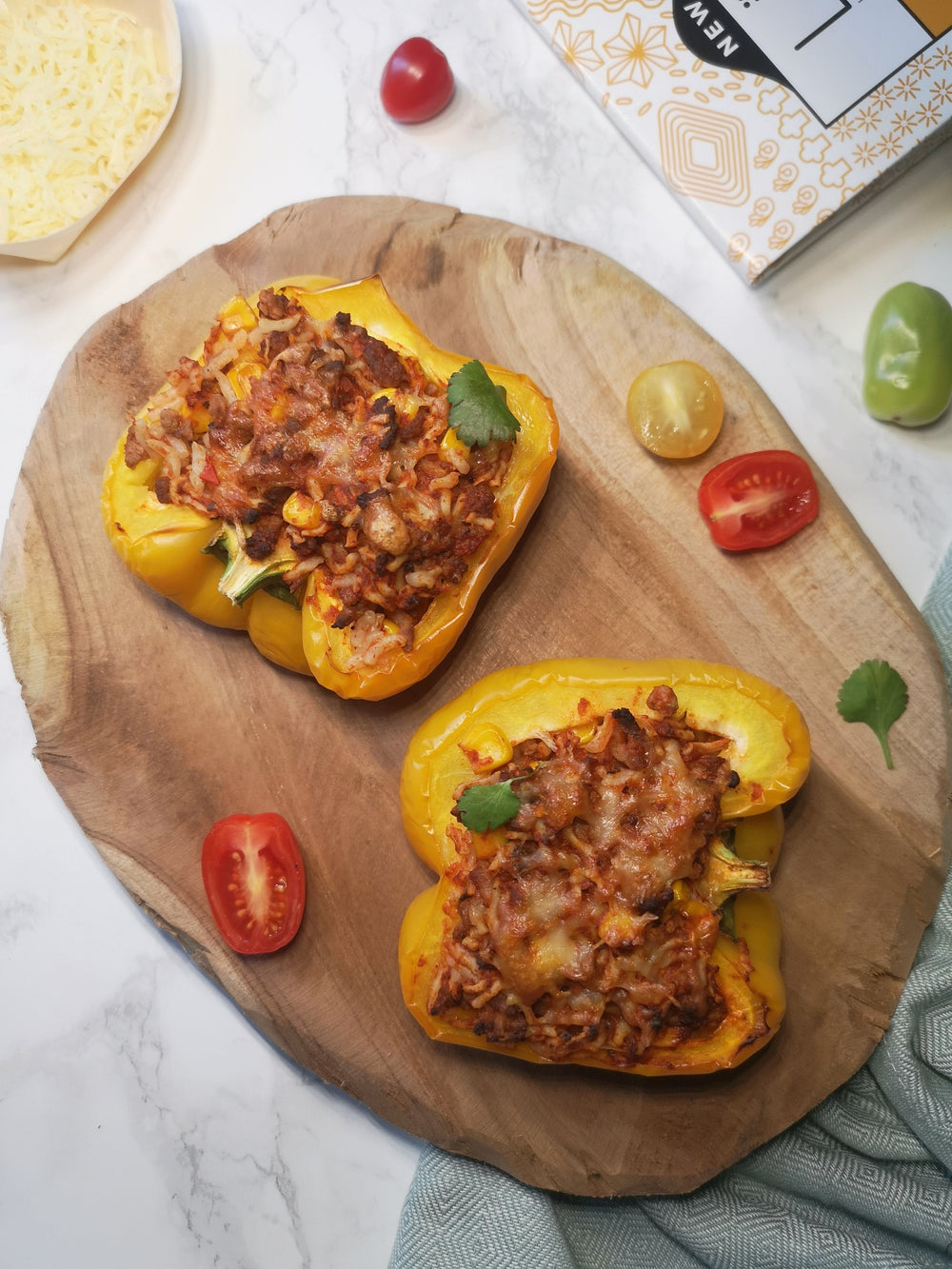 Poivrons farcis façon chili