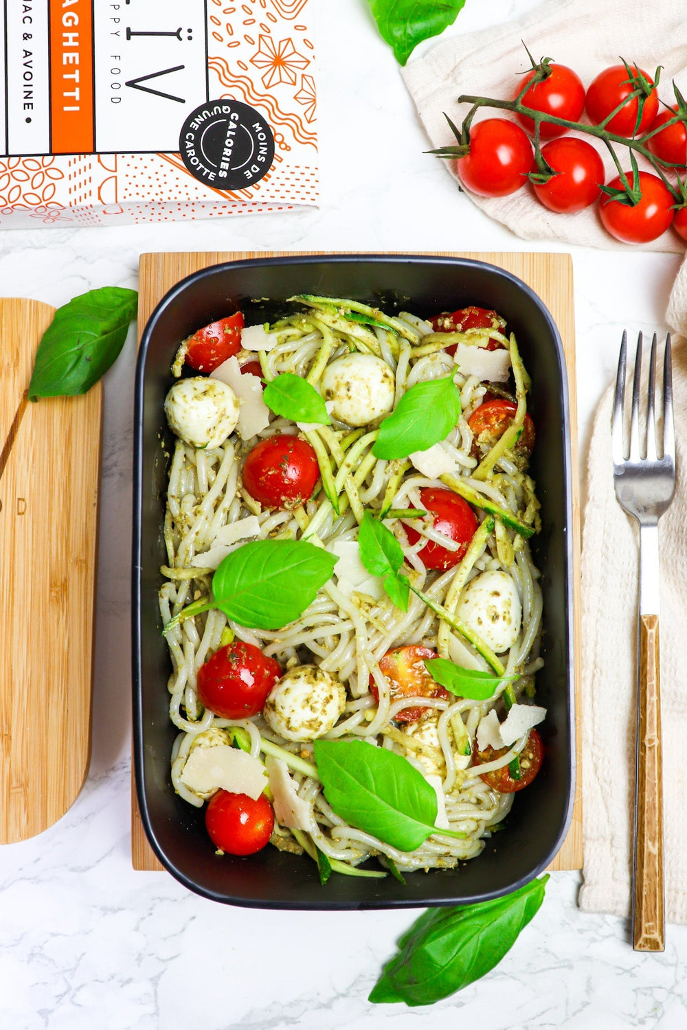 Salade au pesto spécial bento