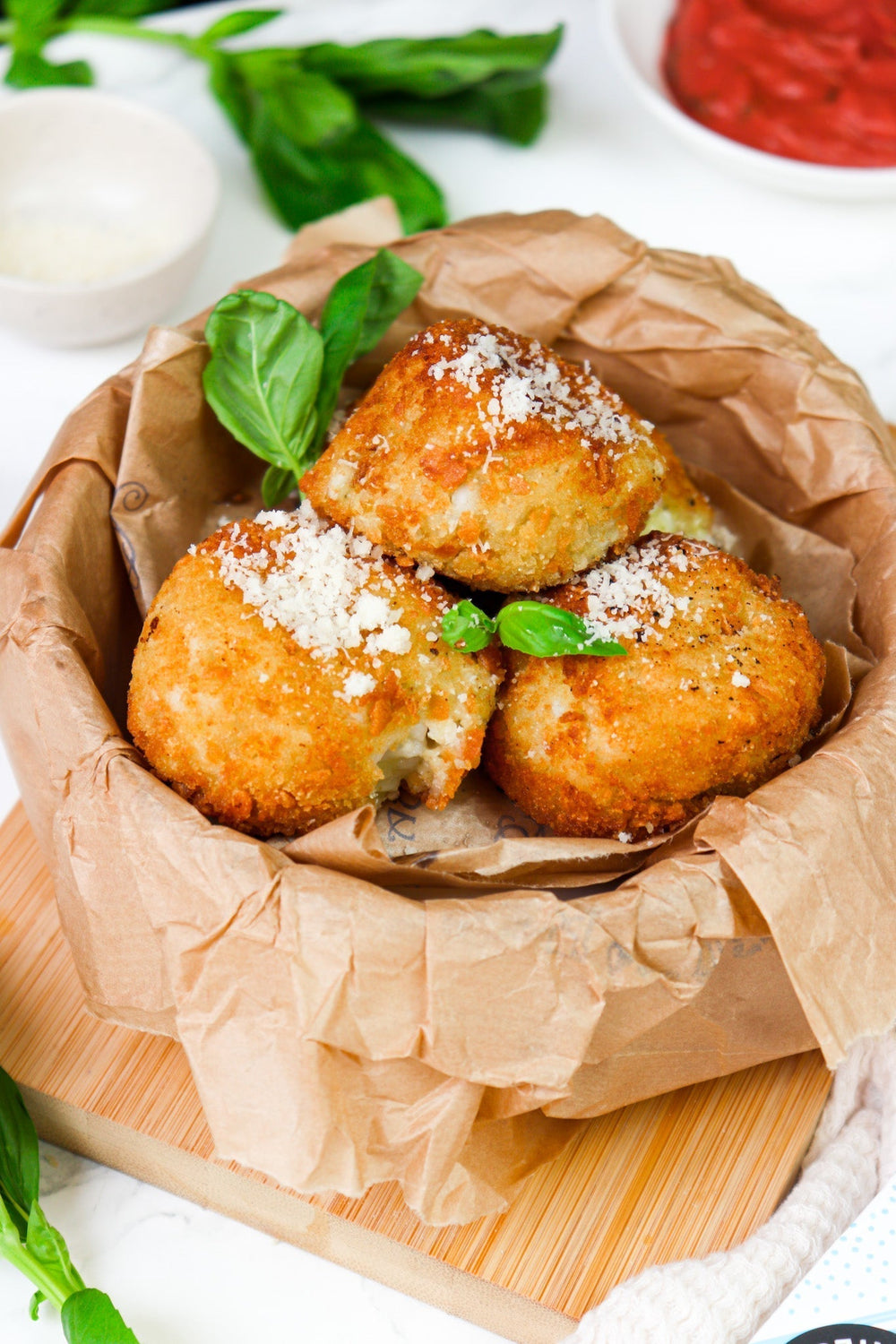 Arancini coeur coulant mozzarella