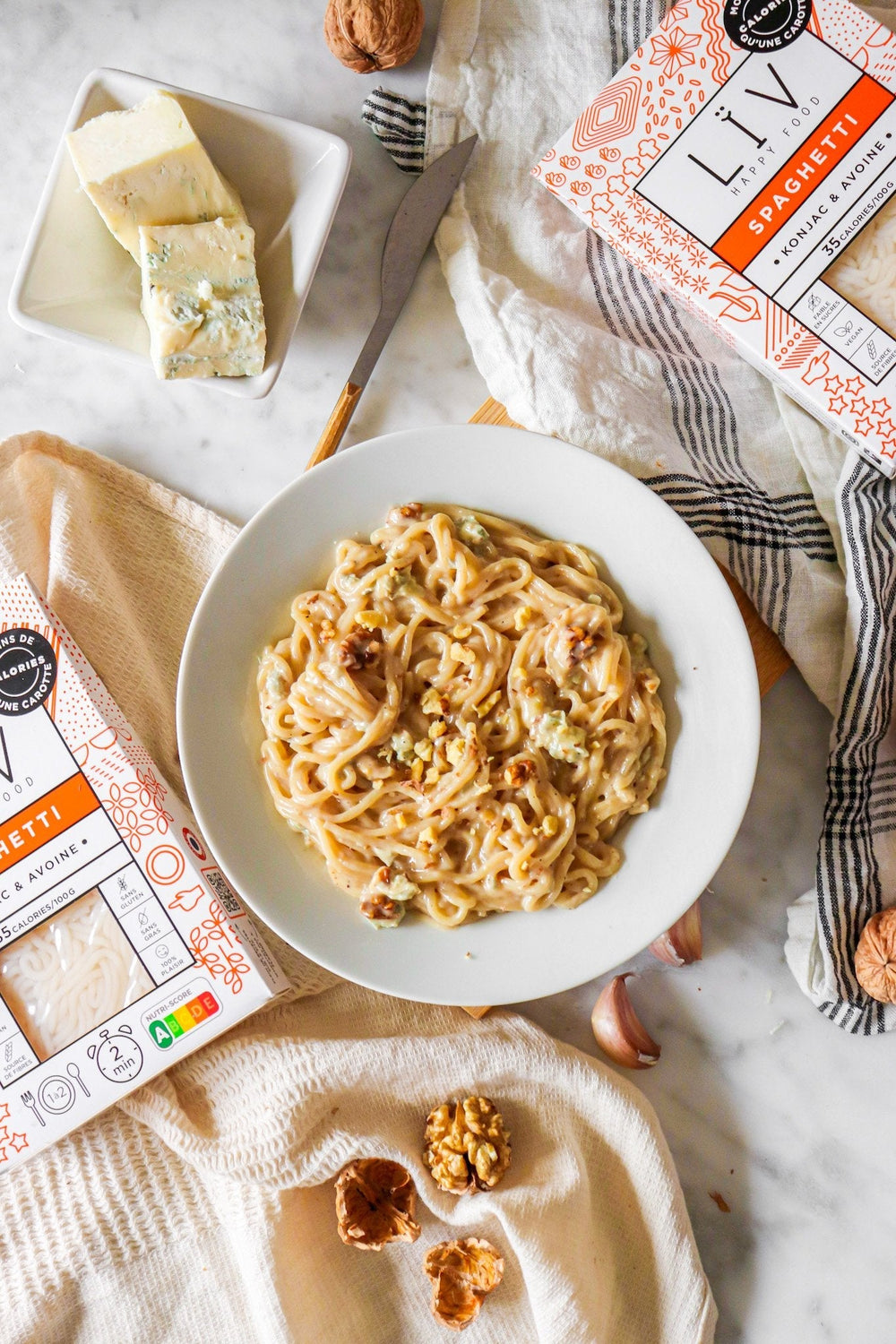 Spaghetti au gorgonzola