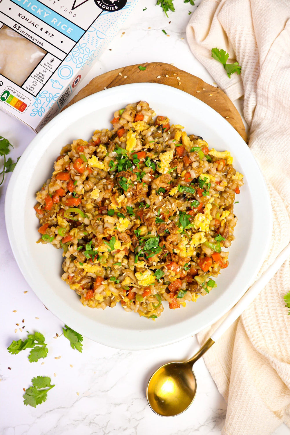 Sticky rice façon fried rice