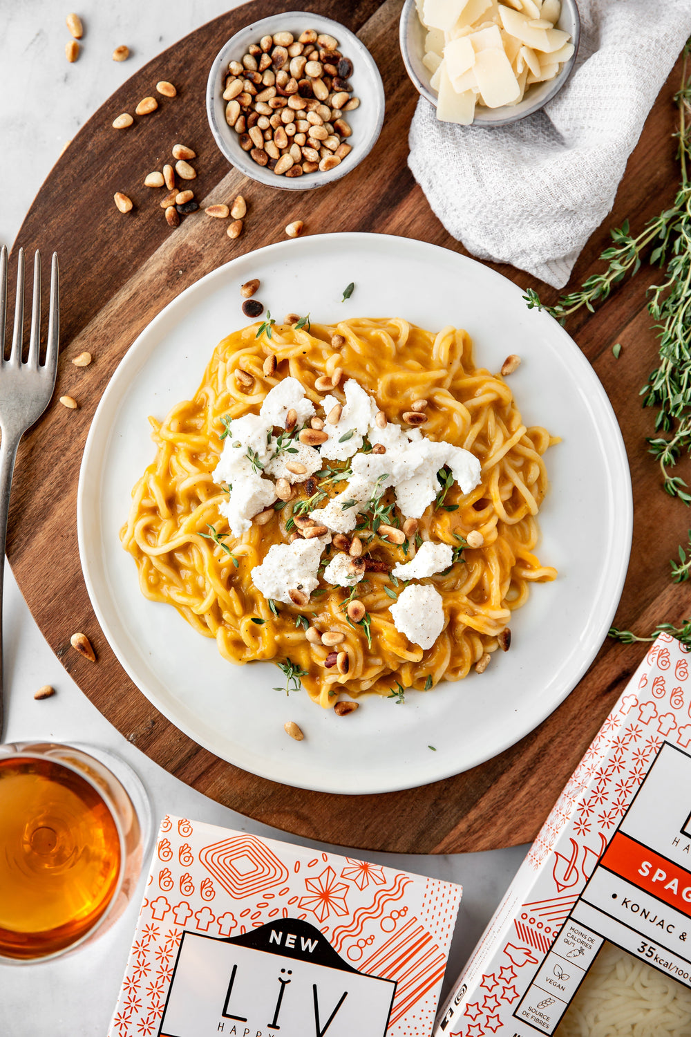 Spaghetti & crème de courge
