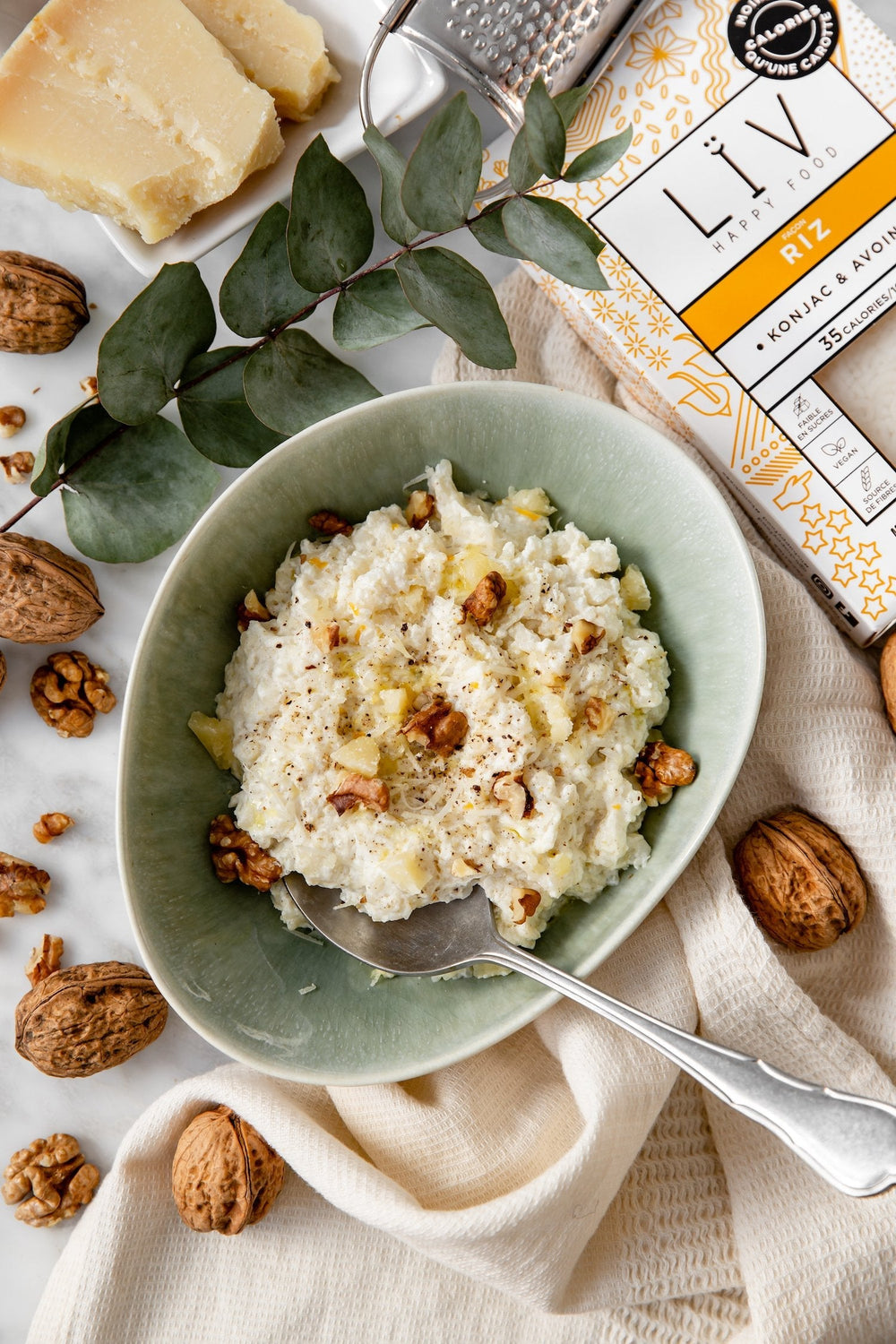 Riz ricotta y pecorino