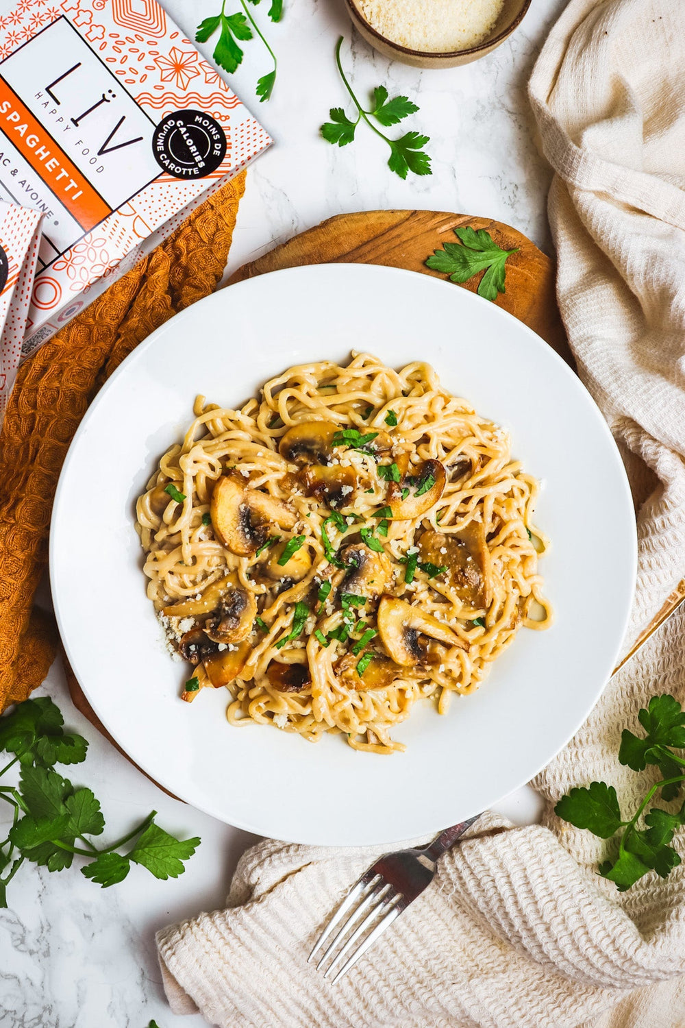 Spaghetti à la forestière