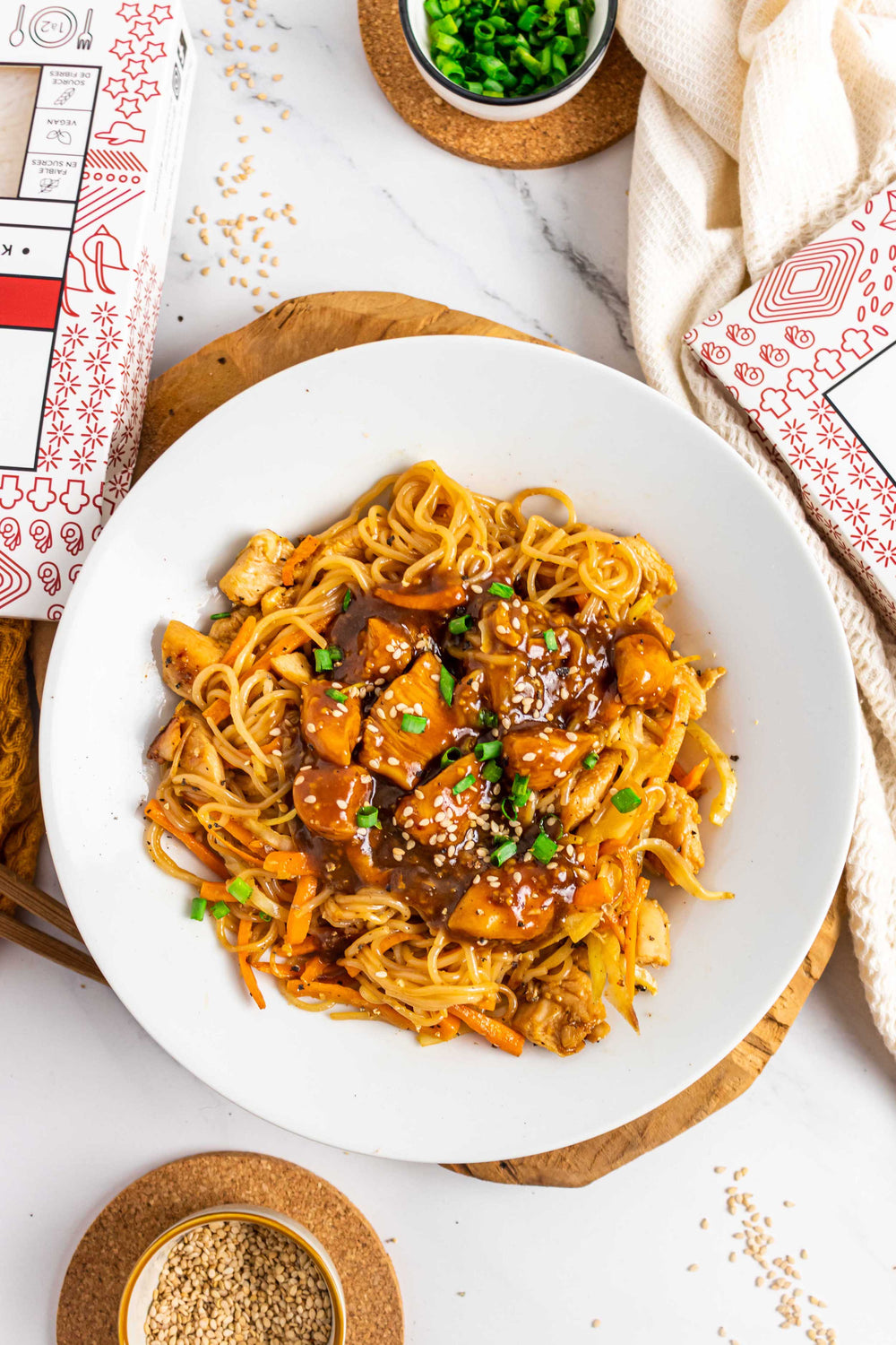 Noodles teriyaki