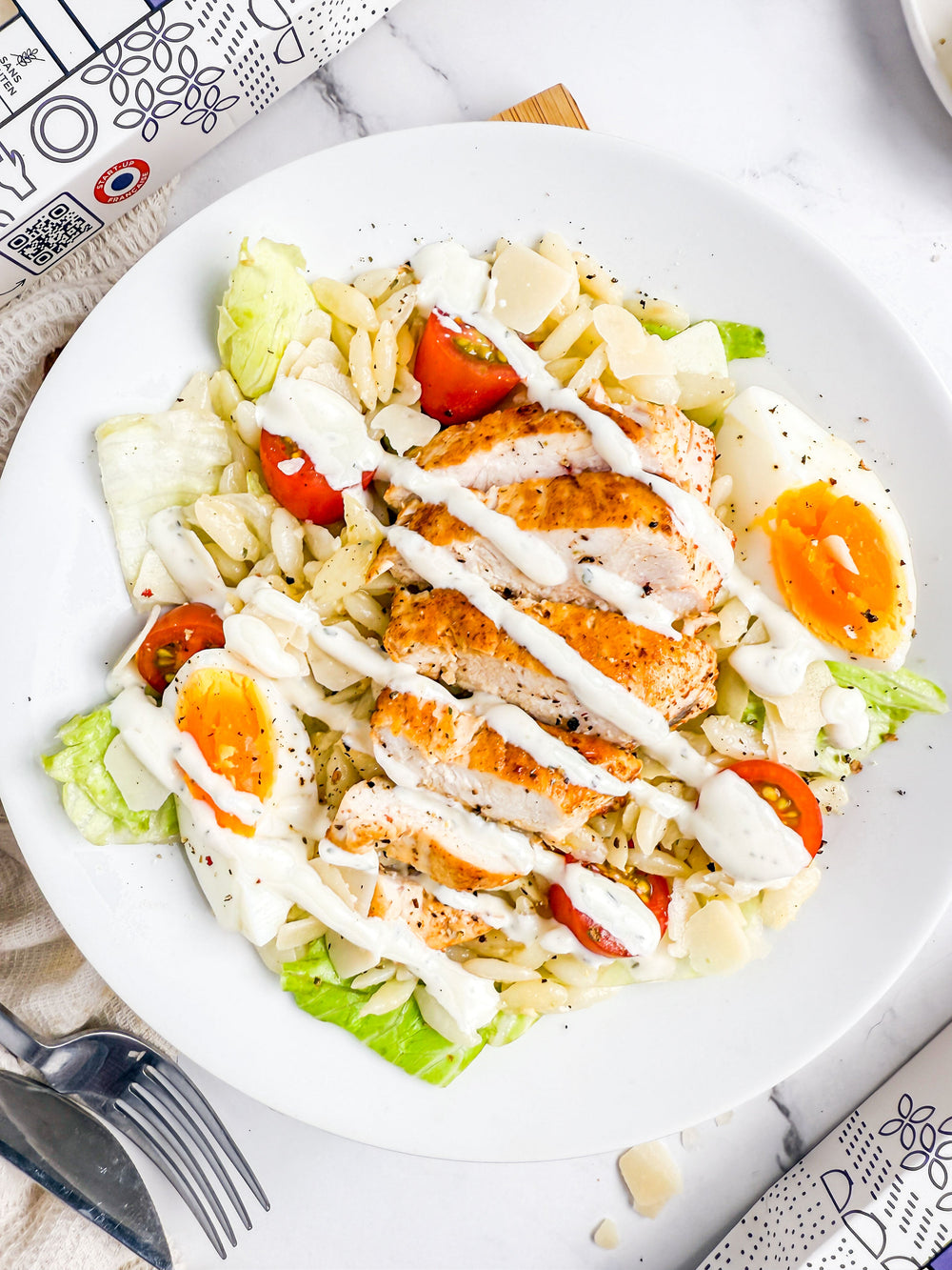 Salade césar légère