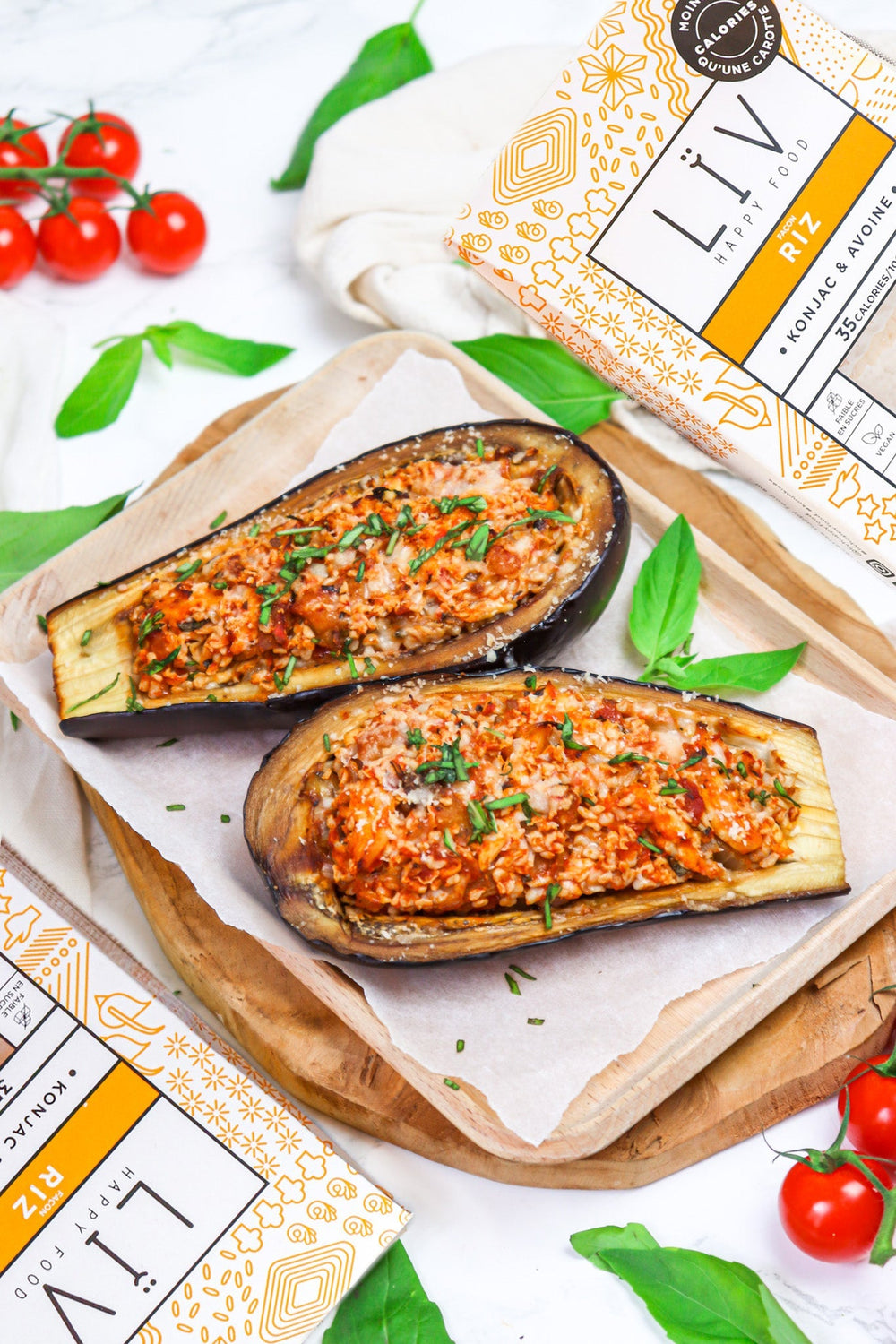 Aubergines farcies