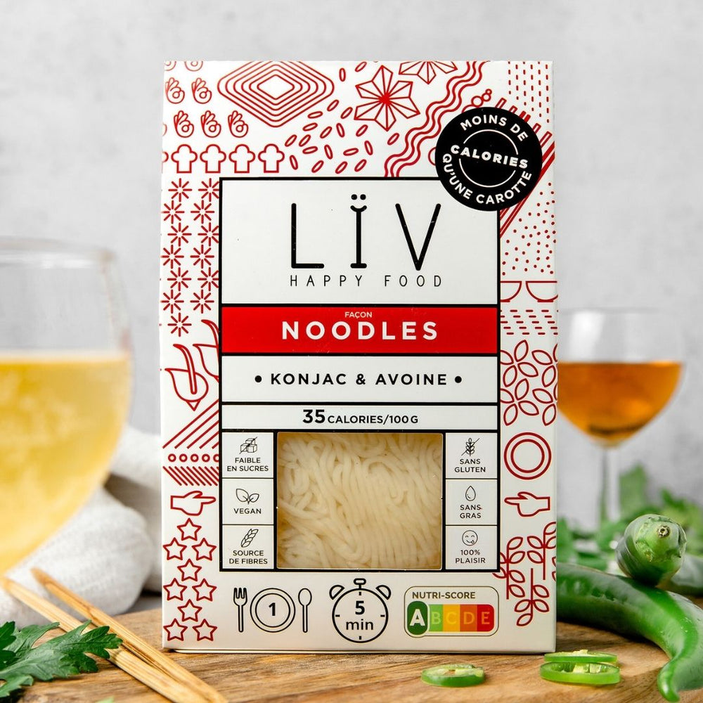 Nouilles de konjac – alternative low carb idéale pour vos plats asiatiques