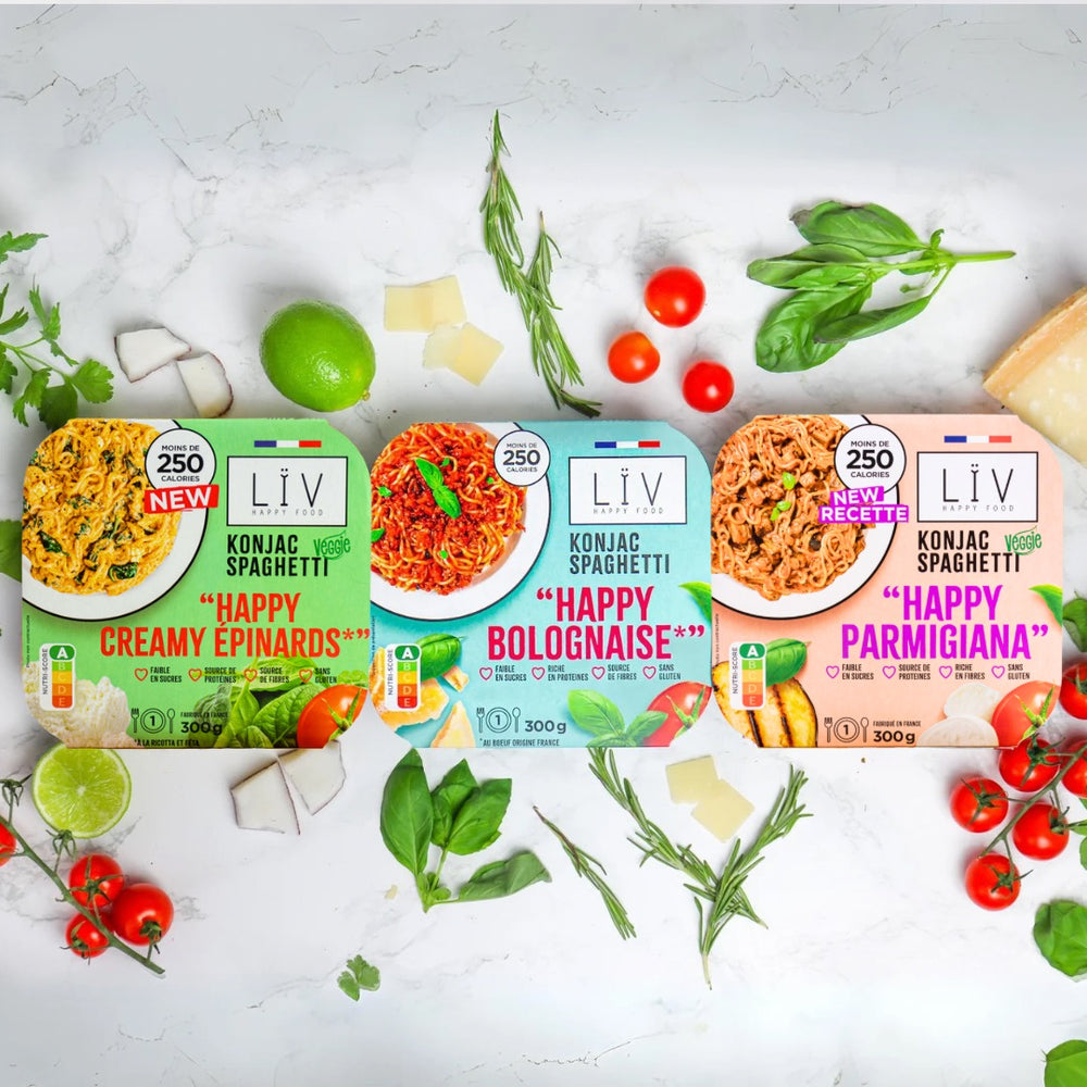 Repas minceur à base de konjac made in France