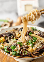 Noodles sautées aux champignons