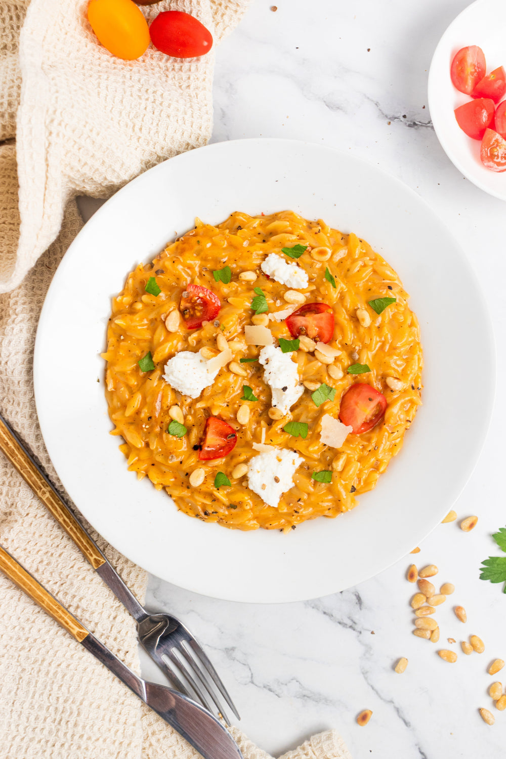 Orzo à la crème de tomates séchées