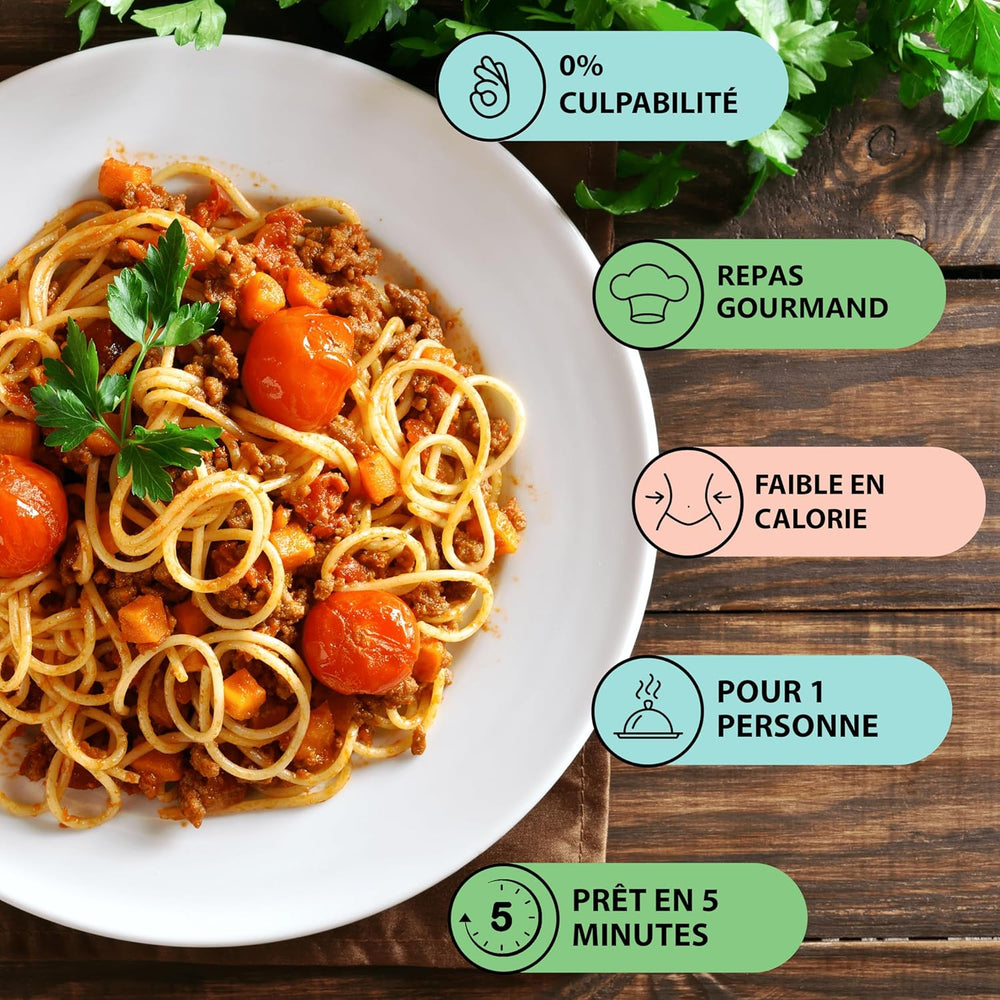 Assortiment plats cuisinés konjac