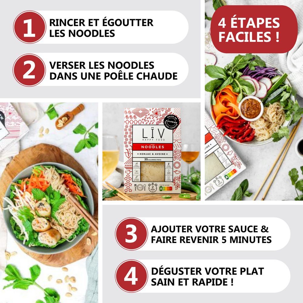 Nouilles de konjac