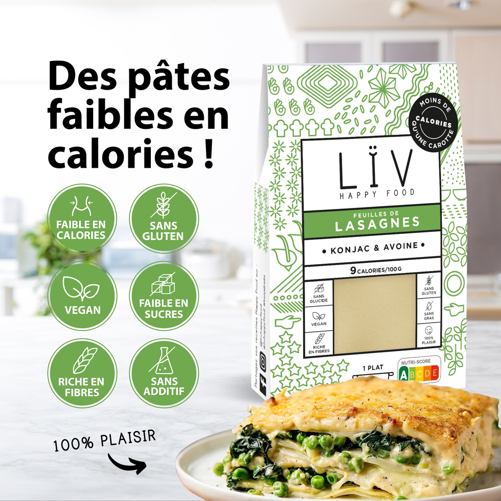 Lasagnes de konjac