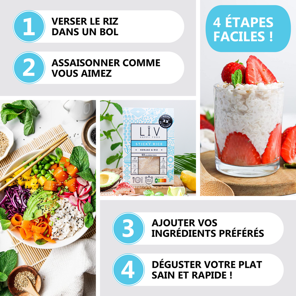 Sticky Rice de konjac