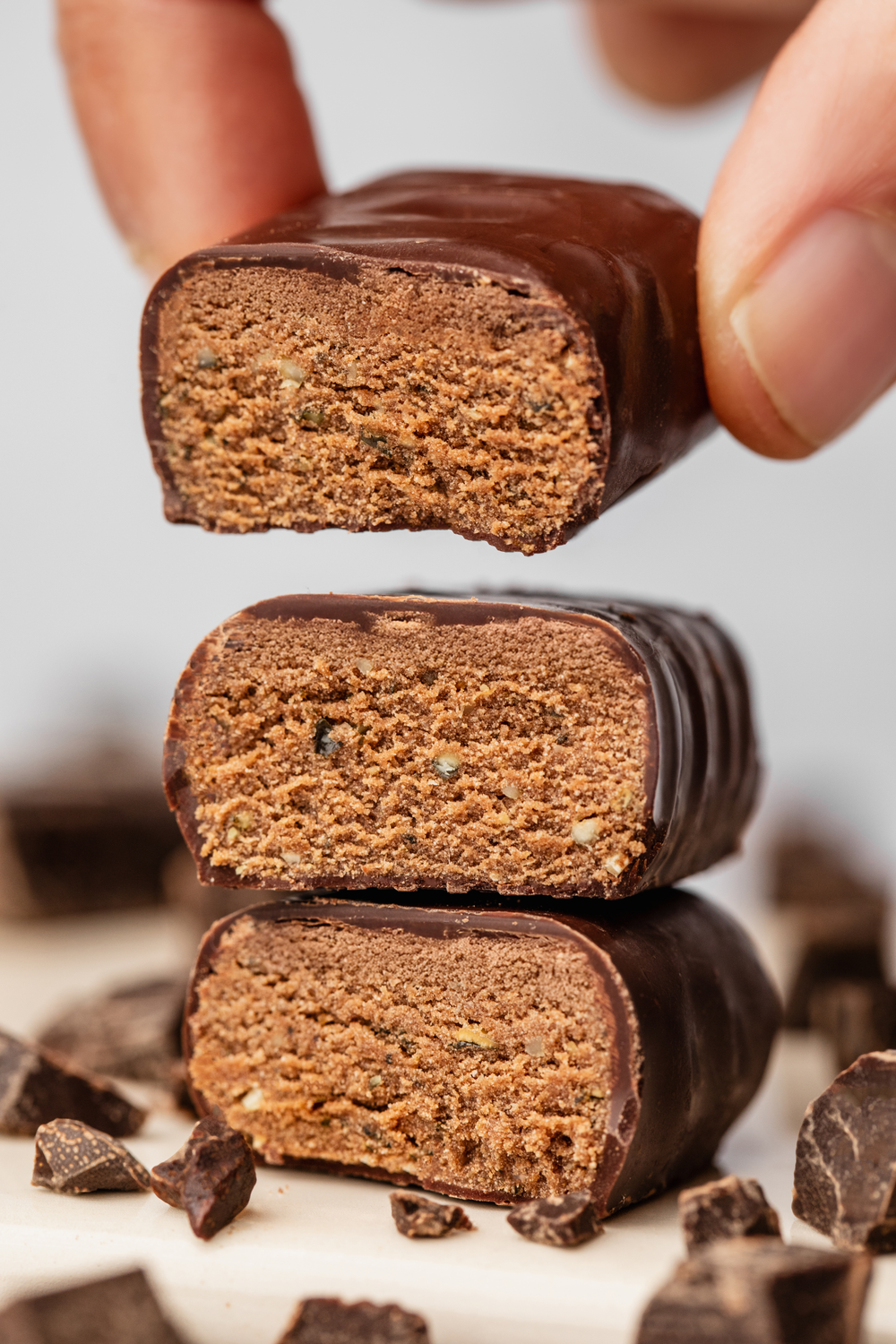 Barres chocolat protéines et collagène