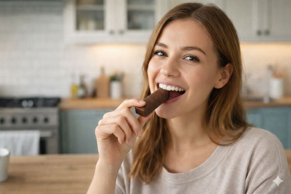 Barres chocolat protéines et collagène