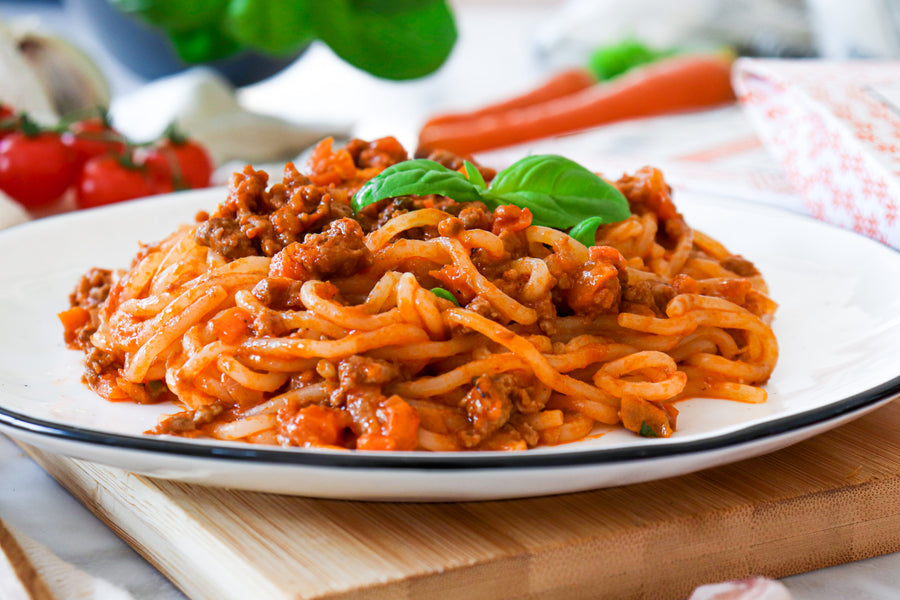 Happy bolognaise - spaghetti konjac sans gluten