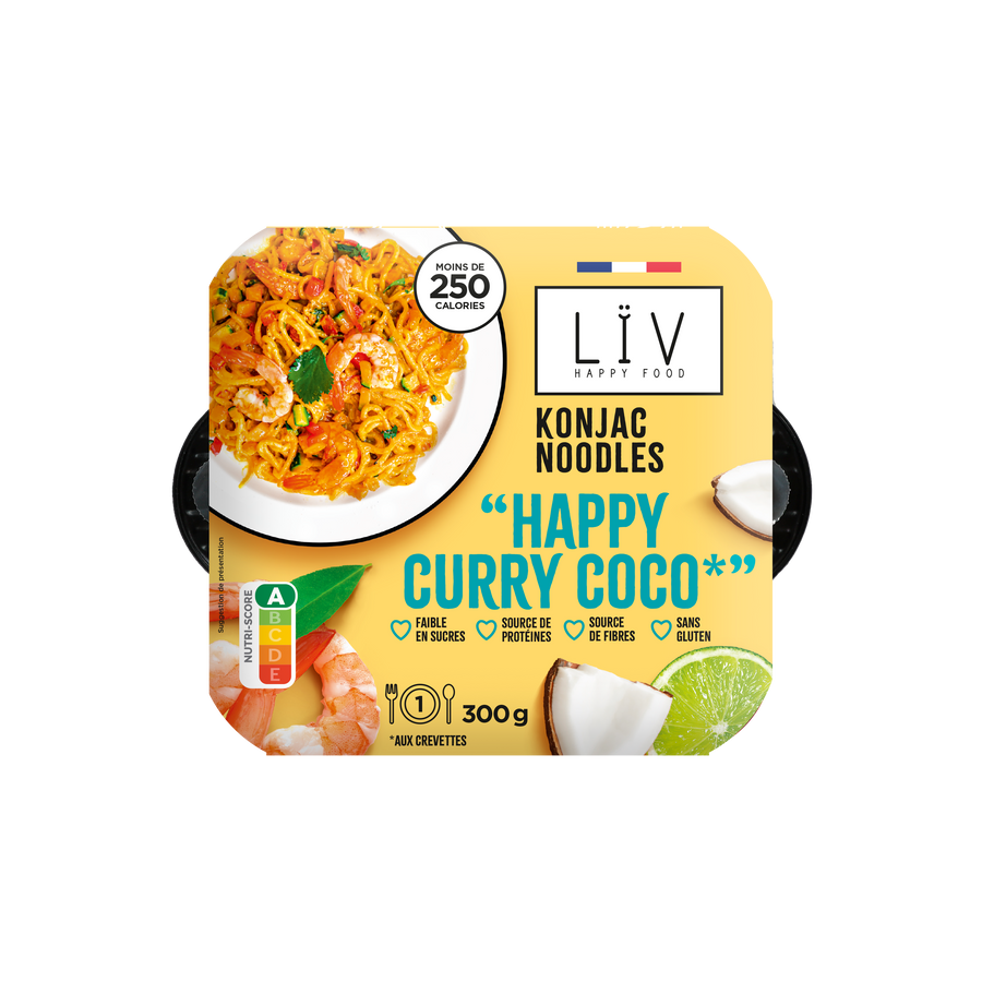 Happy curry coco - noodles konjac sans gluten