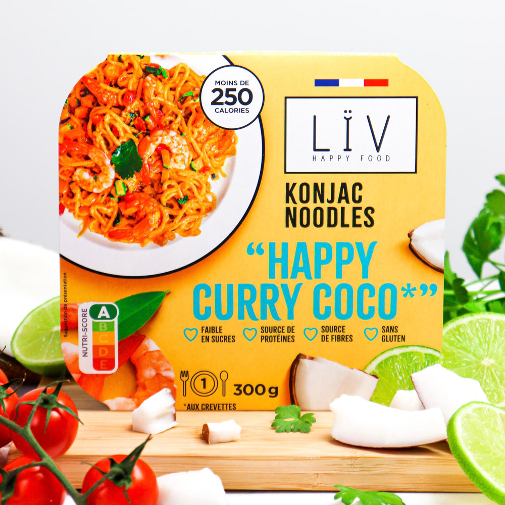 Konjac pasta - Bolo méga light, Lïv Happy Food (300 g)  La Belle Vie :  Courses en Ligne - Livraison à Domicile